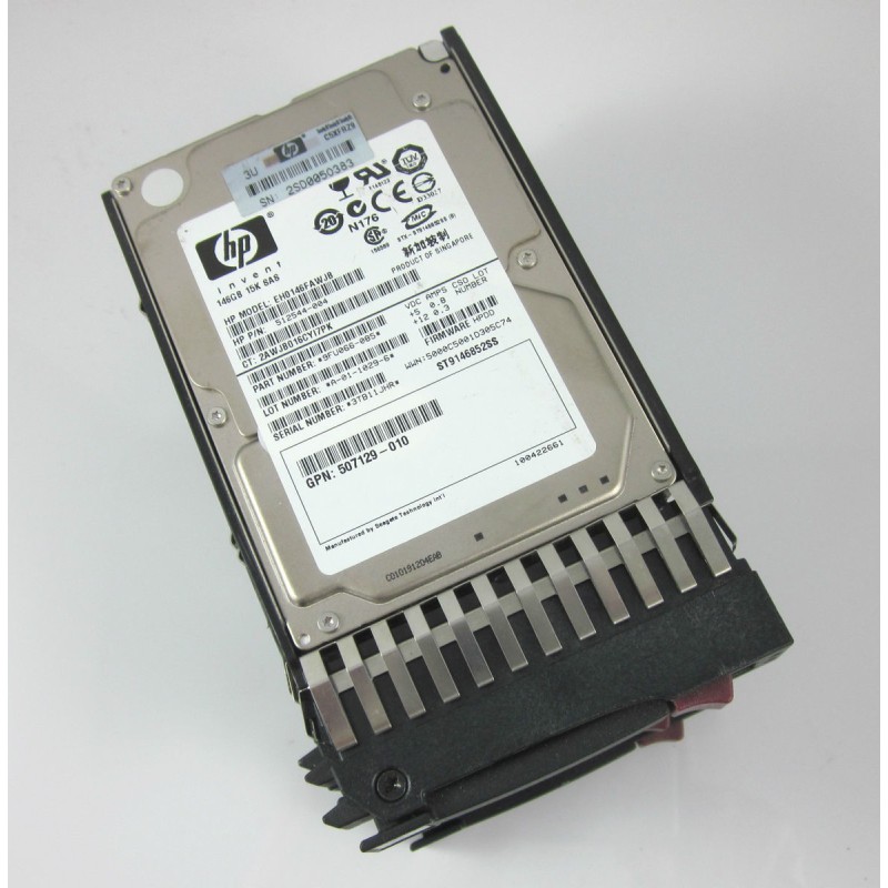HP 504062-B21 146GB 15K RPM 2.5 DP SAS Hard Drive