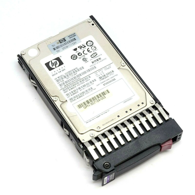 HP 507119-004 300GB 10k 6g 2.5 SAS DP SFF Hard Disk Drive HDD