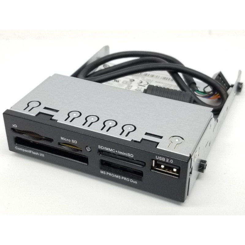 HP 636166-001 Front Panel Media Memory Card Reader USB SD Sandisk 468494-005 636166-001