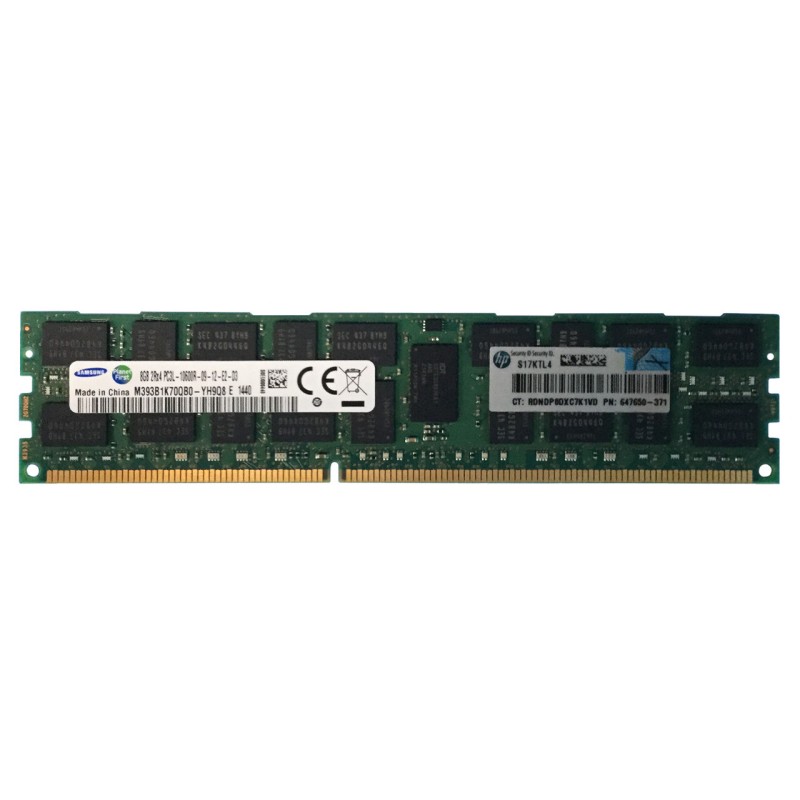 HP 647650-371 8GB PC3l-10600r DDR3-1333 2rx4 Ecc