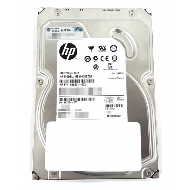 1TB Hot-Plug Serial ATA (SATA) Hard Disk Drive 3G 7.2K 3.5-inch LFF HDD