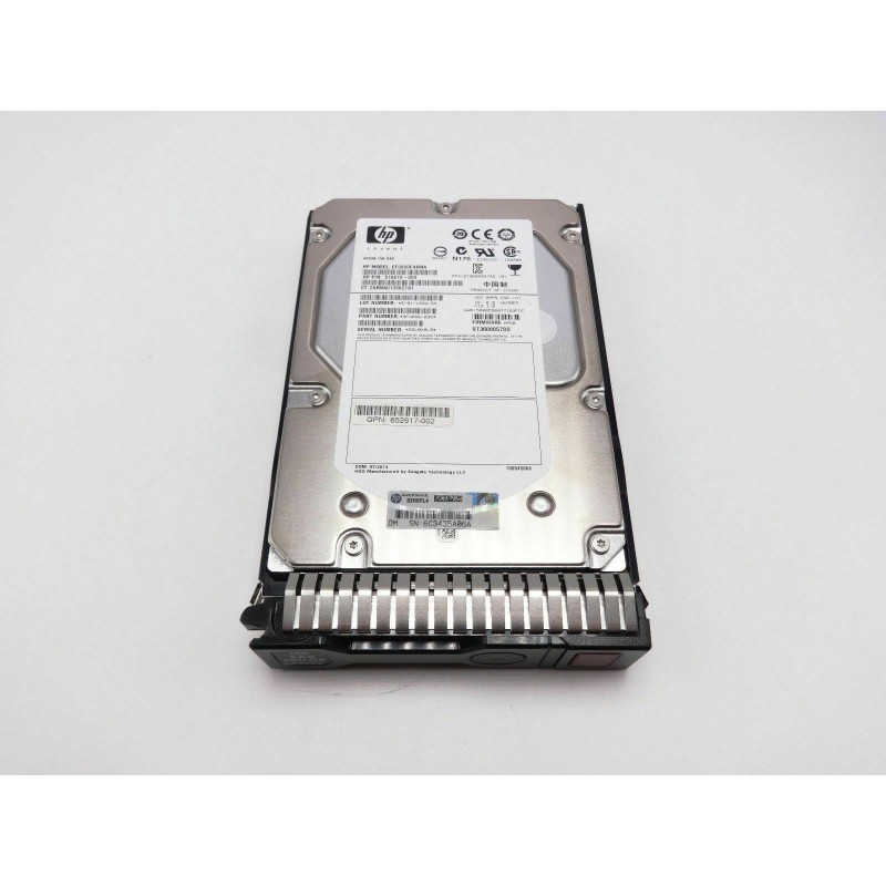 HP 653952-001 600GB 15K SAS 6GB 3.5-Inch Hard Disk Drive, 652620-B21