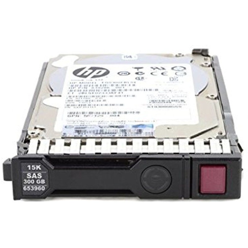 HP 653960-001 300GB Hot-Plug Dual-Port SAS Hard Disk Drive - 15,000 RPM, 6Gb/sec transfer rate, 2.5-in SFF SC