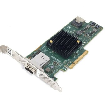 H222 SAS Host bus Adapter PC Board, PCIe 3.0 low profile - Has one Internal x4 mini-SAS Connector, one external x4 mini-SAS Connector, 6Gb/sec transfer rate, up to 330TB SAS or 330TB SATA capacity