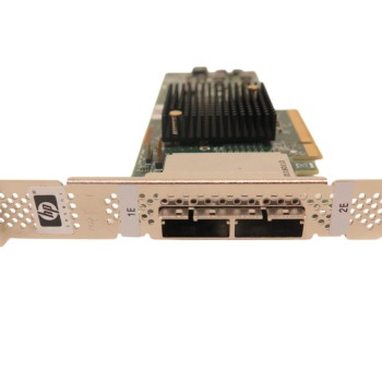 H221 SAS Host Bus Adapter PC Board, PCIe 2.0 low profile - Has two external x4 mini-SAS Connectors, 6Gb/sec transfer rate, up to 288TB SAS or 192TB SATA capacity