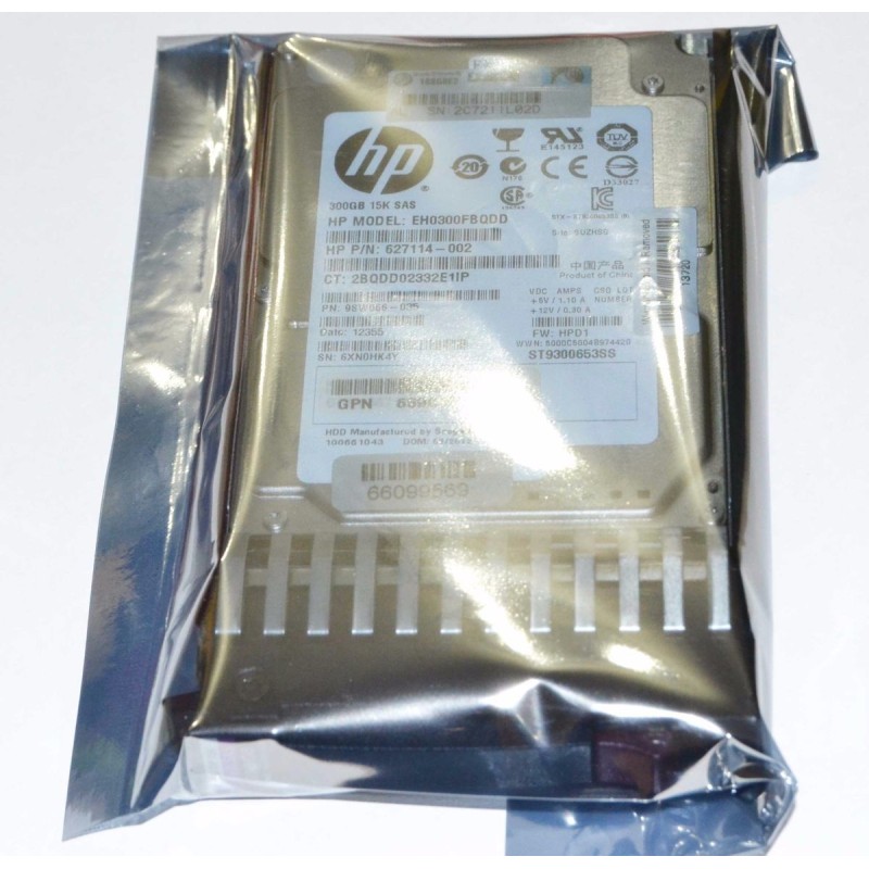 HP 665750-001 300GB SAS Hard Drive - 15,000 RPM, 2.5-inch small Form factor (SFF)