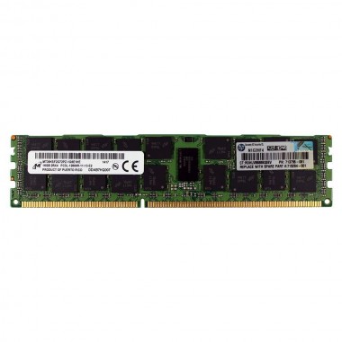 16GB, 1600 MHz, PC3L-12800R-11, DDR3, quad-rank x4, 1.35 V, registered Dual in-Line Memory Module (RDIMM)