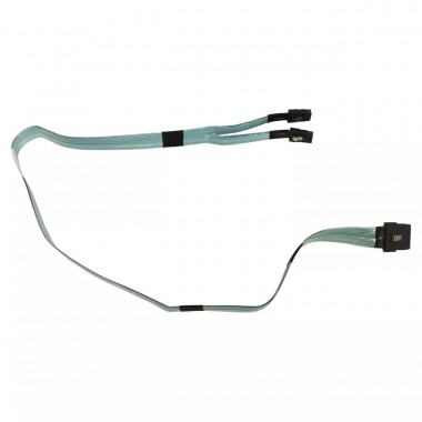 6gGSAS 430 830 Secondary Cable, Wide SAS to Dual Mini SAS Internal Cable