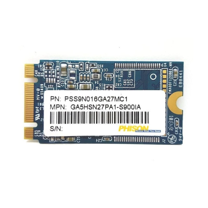 HP 759642-002 Phison PSS9N016GA27MC1 16GB M.2 SSD Solid State Flash Module, GA5HSN27PA1-S900IA