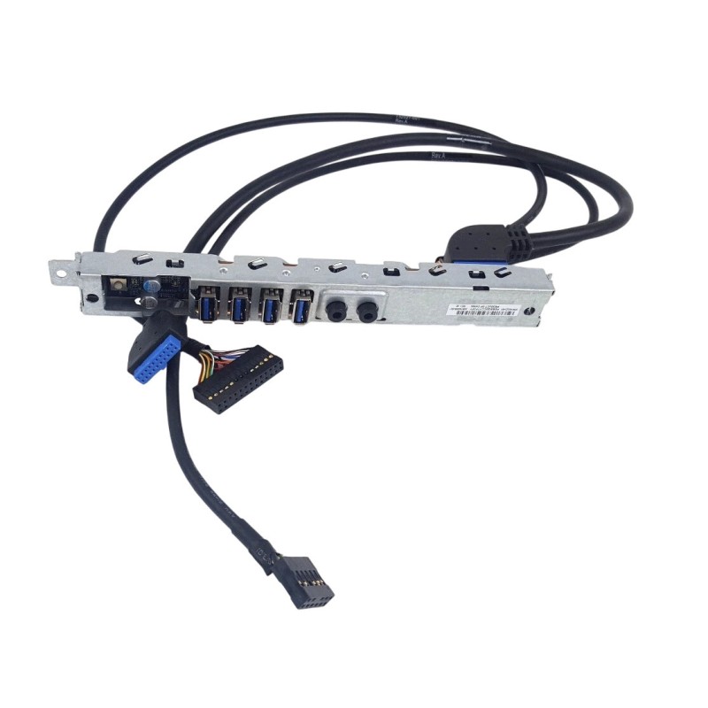 HP 761511-001 Z840 Front I/O Ui 4x USB-A Board with Cables
