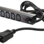 HP 5XC13 Outlets Power and Uid LEDs Pair Standard Extension Bar Strip