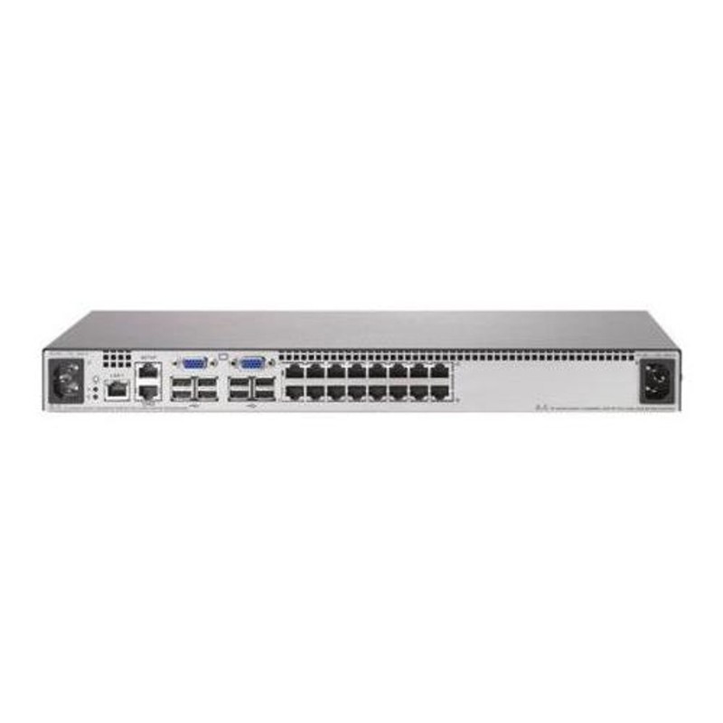 HP AF620A 1X1EX8 KVM IP Console G2 VM CAC Software Switchbox