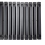 10-pack Carbon Universal Filler Panel 1U Blanking