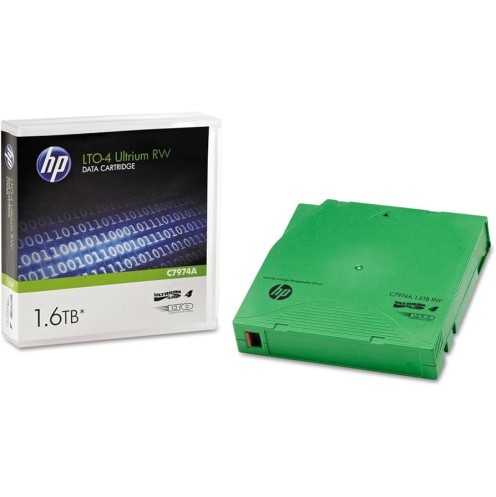 HP C7974AC LTO-4 800/1.6 TB Certified Lifetime Tape ECO - 800 GB/1.6 TB per Tape