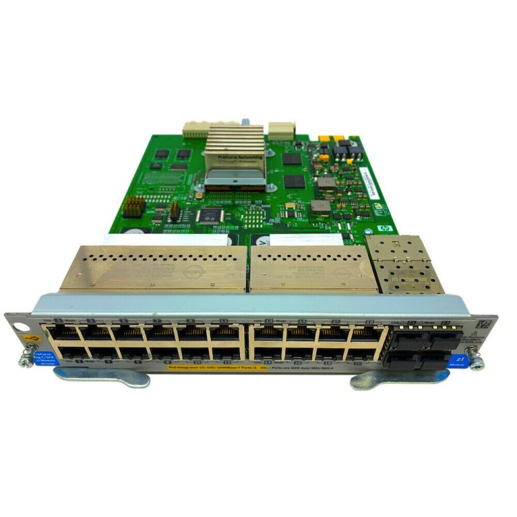 HP J8705A ProCurve Switch zl 20-Port 10/100/1000 + 4P Mini-GBIC Module Expansion