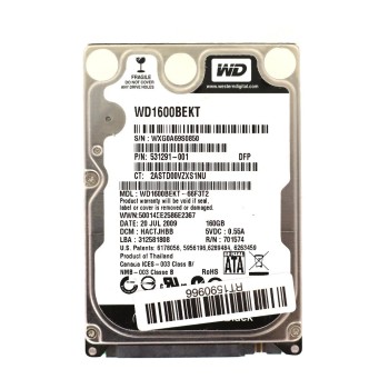 160GB 2.5-Inch SATA300 7200RPM HDD