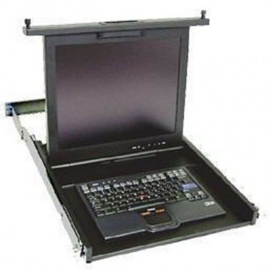 7316-TF4 Rackmount Flat Panel LCD with Rails and Cable Management Arm