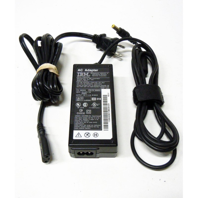 IBM 08K8204 Lenovo Thinkpad Laptop Notebook 72 Watt AC Power Adapter IBM 08K8204 Lenovo Thinkpad Laptop Notebook 72 Watt AC Power Adapter