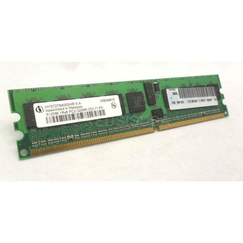 IBM 13N1424 512MB 400Mhgz PC2-3200 CL2 ECC Memory Module