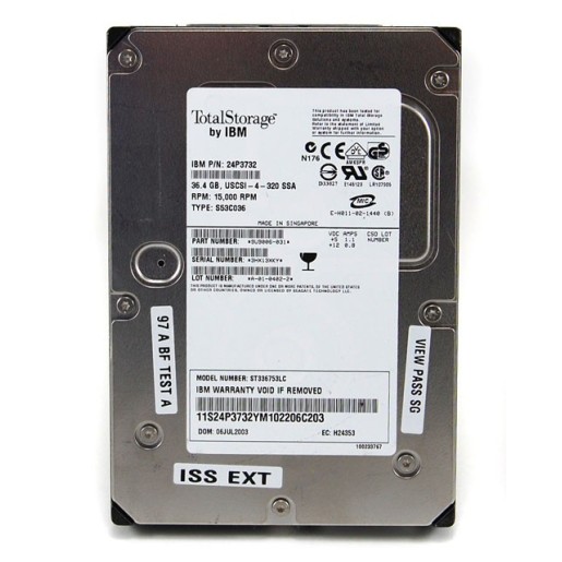 IBM 24P3732 36.4GB 15k SSA160 80-Pin HDD Hard Disk Drive