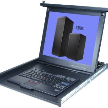 17 1U LCD Rack Mount Monitor and Keyboard