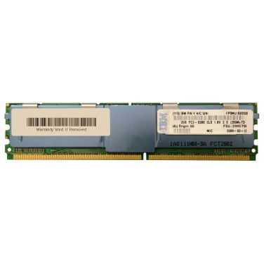 IBM 39M5791 4GB Kit (2X2GB) PC2-5300 CL5 Dual Rank x8 Fully Buffered Memory