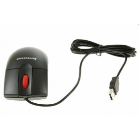 USB 2-Button Optical Wheel Mouse, Black
