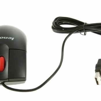 USB 2-Button Optical Wheel Mouse, Black