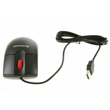 USB 2-Button Optical Wheel Mouse, Black