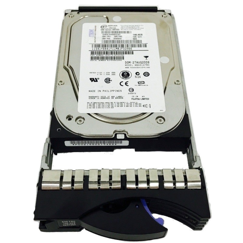 IBM 40K1044 146GB 15K 3.5-Inch SAS HS HDD Hard Disk Drive