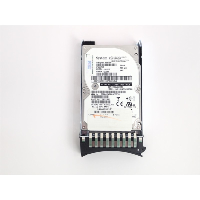 IBM 43W7537 73GB 10K RPM SAS 2.5 Hard Drive Hard Disk Drive HDD