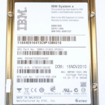 50GB SATA 1.8-Inch NHS SSD Solid State Drive