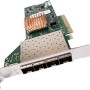 Fiber Optic Network Card Chelsio T440-cr Quad Port SFP+ 10GbE PCIe 2.0 Adapter