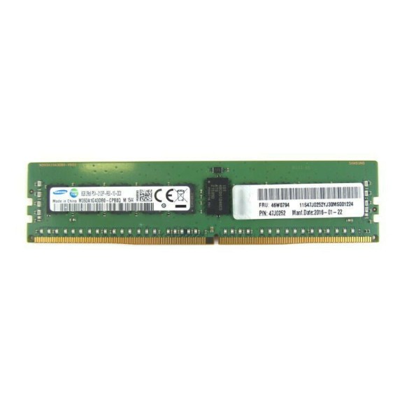 IBM 46W0794 8GB 2Rx8 PC4-2133P PC4-17000 DDR4 2133MHz 1.2V ECC RDIMM Memory RAM