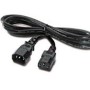 1.2-Meter 16A/100-250V 2 Short C13s to Short C20 Rack Power Cable