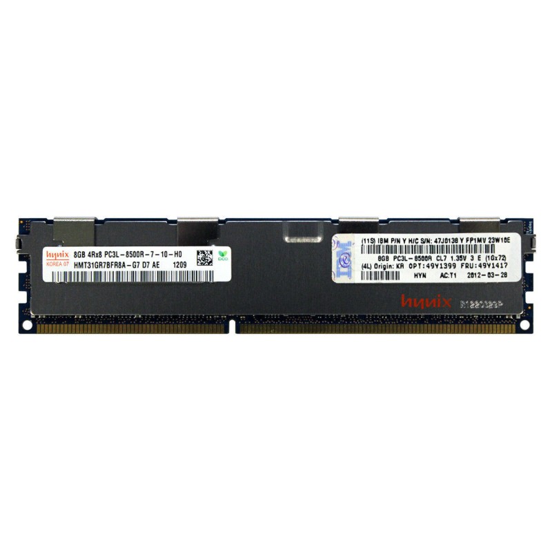 IBM 49Y1417 Server Memory PC3L-8500R 8GB 4Rx8 47J0138 RAM RDIMM
