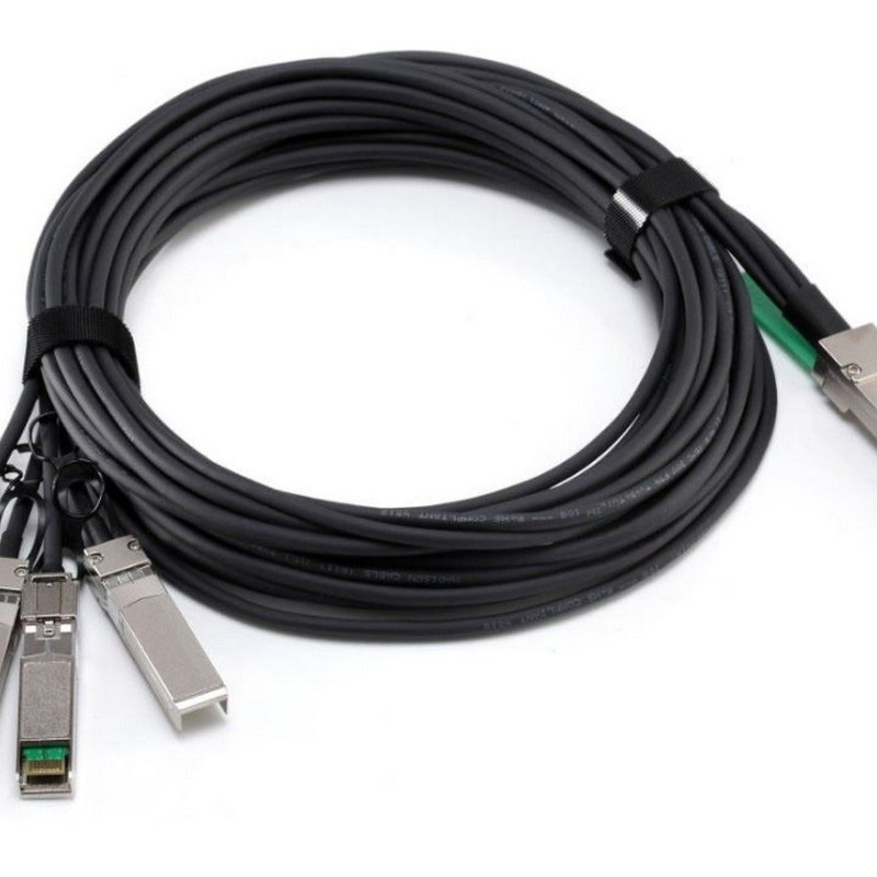 IBM 49Y7886 1-Meter 40G QSFP+ to 4x 10G SFP+ Passive Direct Attach Copper Breakout Cable