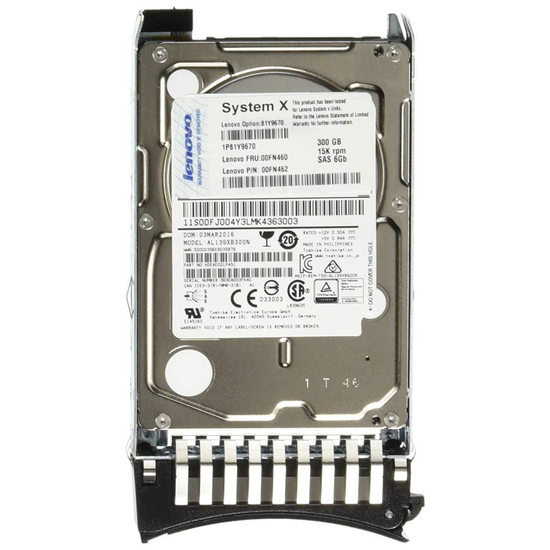 IBM 81Y9670 300GB SAS 15k RPM 2.5-Inch SFF Hot Swap Hard Disk Drive
