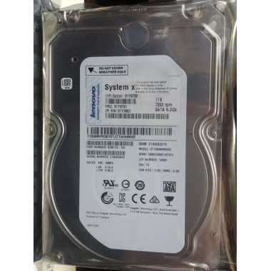 Lenovo 1TB 7.2k RPM 6Gbps NL SATA 3.5-Inch Hard Disk Drive HDD