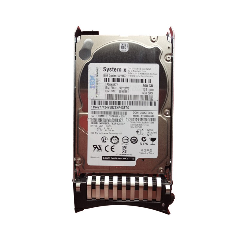 IBM 90Y8877 300GB SAS 10000 RPM 2.5-Inch 6Gbps SFF Hard Disk Drive