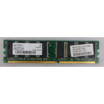 Infineon HYS64D64320HU-5-C DDR 512mb/400 32x8 RAM Memory Module