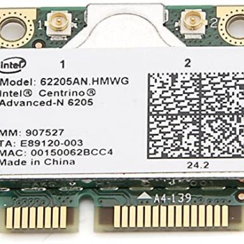 Centrino Advanced-n 6205 Intel PCI Express Mini Wireless Adapter 802.11 a/b/g/n