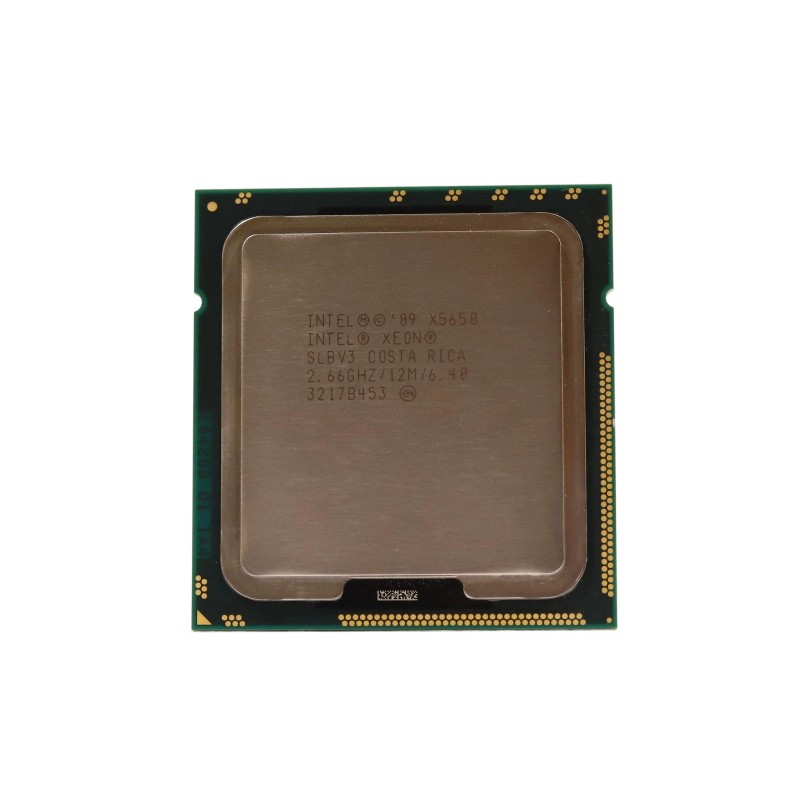 Intel SLBV3 Xeon X5650 6-Core Processor with 2.66 GHz Clock Speed, 12MB Cache, and 6.4 GT/s QPI Intel SLBV3 Xeon X5650 6-Core Processor with 2.66 GHz Clock Speed, 12MB Cache, and 6.4 GT/s QPI