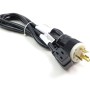 AC Power Cord C19/C20 250V AC 20A L6-20P 8.2 Feet