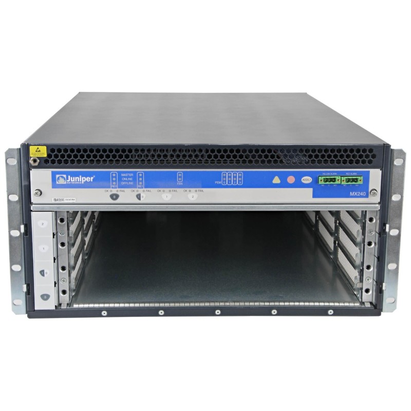 Juniper Networks CHAS-BP3-MX240-S MX240 with Installed Backplane, Configure to Order