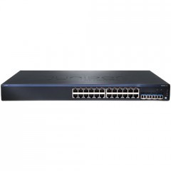 EX2200 24-Port 10/100/1000Base-T Ethernet Switch with PoE+ and Four SFP Gigabit Ethernet Uplink Ports