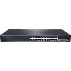 Juniper Networks EX2200-24P-4G EX2200 24-Port 10/100/1000Base-T Ethernet Switch with PoE+ and Four SFP Gigabit Ethernet Uplink Ports Juniper Networks EX2200-24P-4G EX2200 24-Port 10/100/1000Base-T Ethernet Switch with PoE+ and Four SFP Gigabit Ethernet Uplink Ports