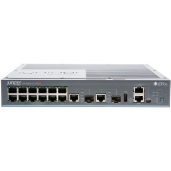 EX2200-C Compact Fanless Layer 3 Ethernet Switch with 12-Ports 10/100/1000 Base-T and 2-Port SFP
