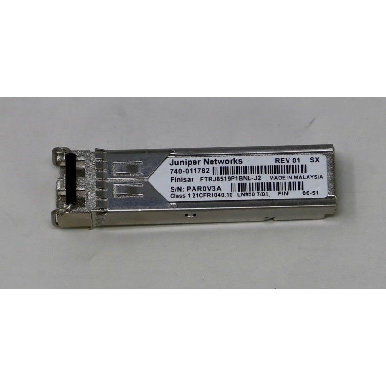 Juniper Networks FTRJ8519P1BNL-J2 740-011782 - Mini 100Base-SX SFP Transceiver, Optical Transceiver Module