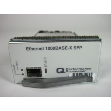 1-Port Gigabit Ethernet Services Physical Interface Card (PIC) with QPP (Requires pluggable SFP Optics Module: SFP-1GE-SX, SFP-1GE-LX, and SFP-1GE-LH)
